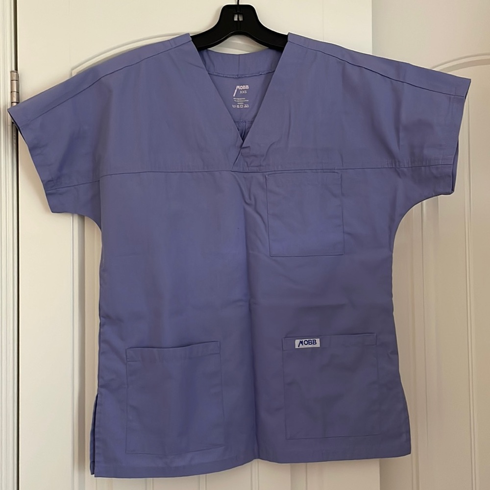 MOBB Purple Scrub Top
